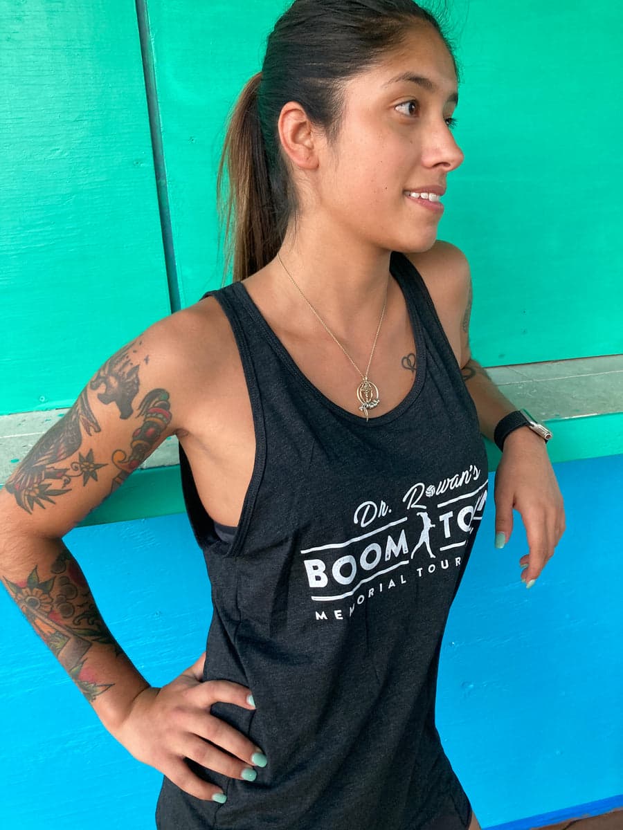 Boomtown tournament tank top