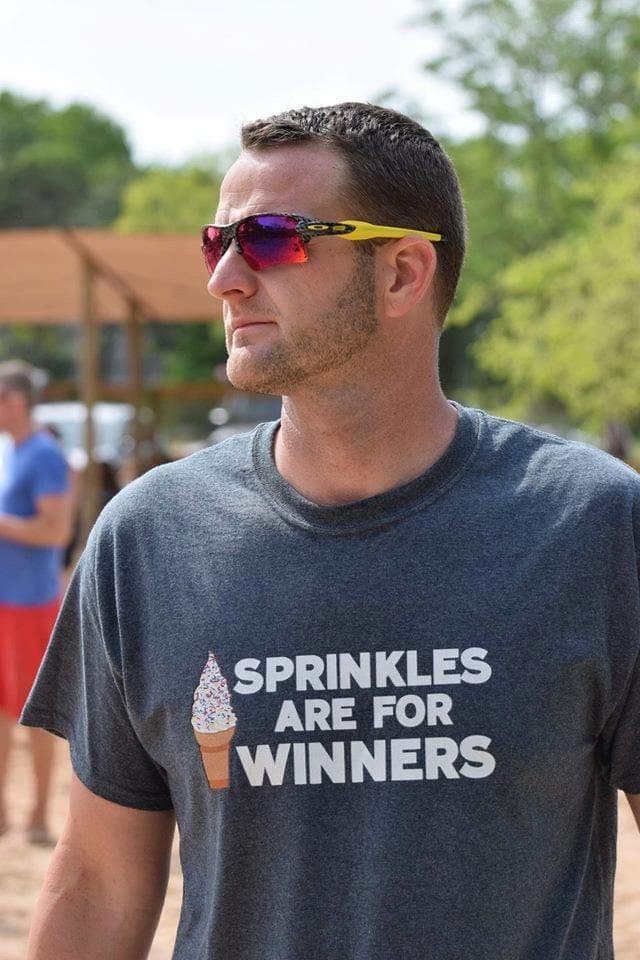 Sprinkles Are For Winners printed tee