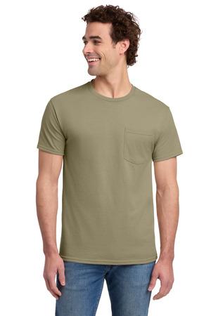 Jerzees - Dri-Power 50/50 Cotton/Poly Pocket T-Shirt