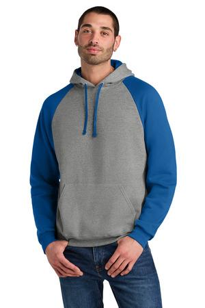 Jerzees Unisex NuBlend Colorblock Raglan Hoodie Sweatshirt