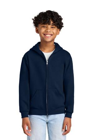 Jerzees - Youth NuBlend Full-Zip Hooded Sweatshirt