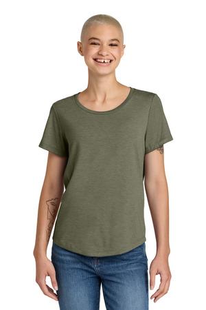 Allmade Women's Relaxed Tri-Blend Scoop Neck Tee