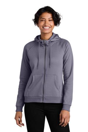 Allmade Women's Organic CVC Fleece Full-Zip Hoodie