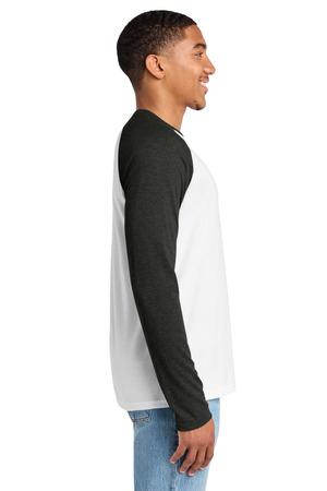 Allmade Unisex Tri-Blend Long Sleeve Colorblock Raglan