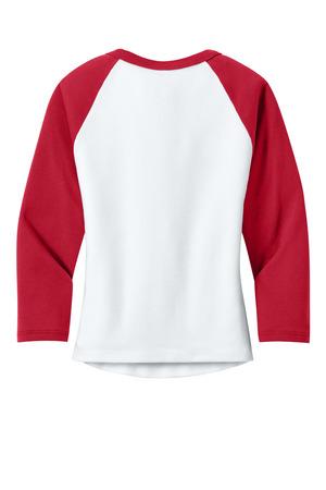 BELLA+CANVAS Women's Micro Rib 3/4 Raglan Baby Tee