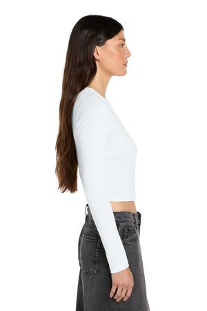 BELLA+CANVAS Women's Micro Rib Long Sleeve Baby Tee