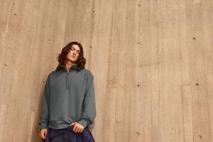 BELLA+CANVAS Unisex 10-Ounce Heavyweight 1/2-Zip Sweatshirt