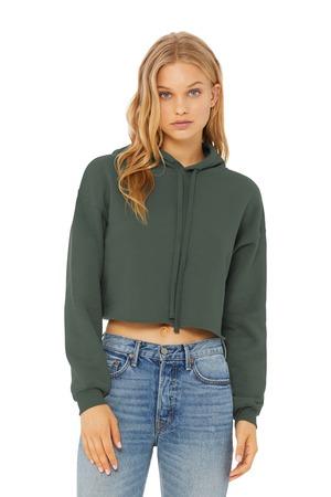 BELLA+CANVAS Women's Sponge Fleece Cropped Fleece Hoodie