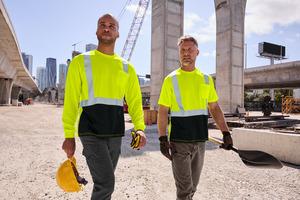 CornerStone ANSI 107 Class 2 Short Sleeve Mesh Blocked Tee