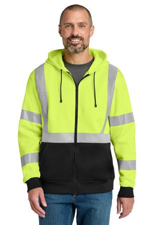 CornerStone A107 Class 3 Heavy-Duty Fleece Full-Zip Hoodie
