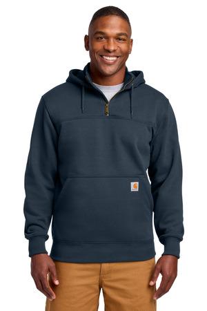 Carhartt Tall Rain Defender Paxton Heavyweight Hooded Zip Mock Sweatshirt