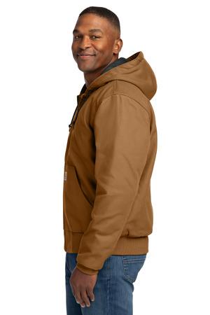 Carhartt Tall Quilted-Flannel-Lined Duck Active Jac