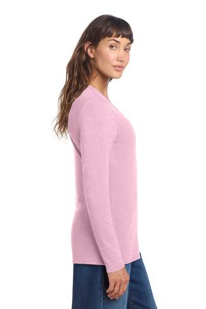 District Women's Perfect Tri Long Sleeve V-Neck Tee
