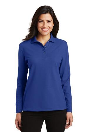 Port Authority Women's Silk Touch Long Sleeve Polo