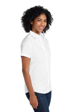 Port Authority Women's Short Sleeve SuperPro Twill Shirt