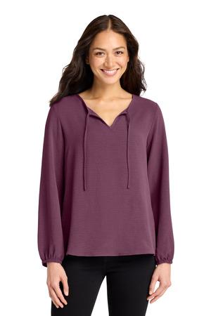 Port Authority Women's Textured Crepe Blouse