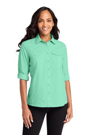 Port Authority Women's Long Sleeve UV Daybreak Shirt
