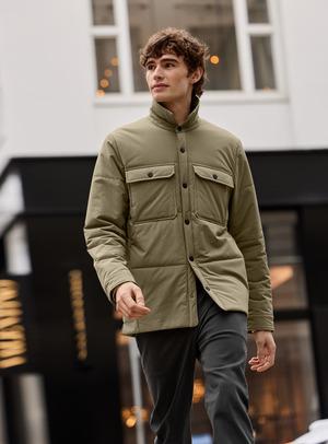 MiiR Sashiko Stretch Puffy Shacket