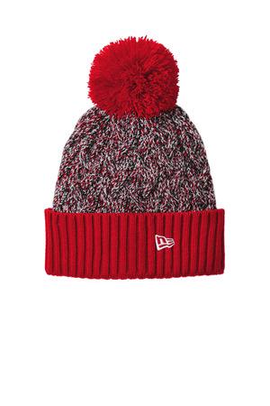 New Era Marled Knit Pom Beanie