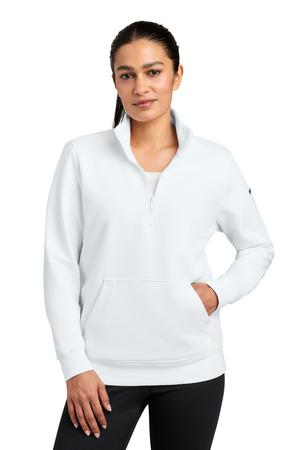 Nike Women's Club Fleece Sleeve Swoosh 1/2-Zip
