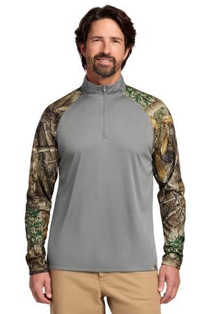 Russell Outdoors Realtree Colorblock Performance 1/4-Zip