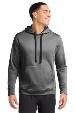 Sport-Tek PosiCharge Sport-Wick Heather Fleece Hooded Pullover