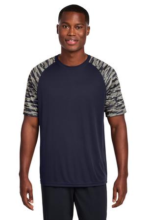 Sport-Tek Drift Camo Colorblock Tee