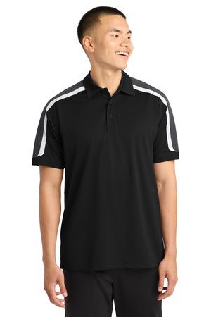 Sport-Tek Tricolor Shoulder Micropique Sport-Wick Polo