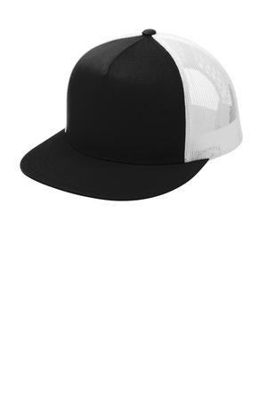 Sport-Tek YP Classics 5-Panel Classic Trucker Mesh Back Cap