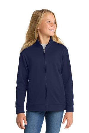 Sport-Tek Youth Sport-Wick Fleece Full-Zip Jacket
