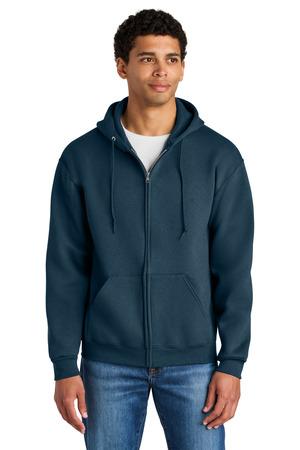 Jerzees Rugged Unisex Full-Zip Hooded Sweatshirt
