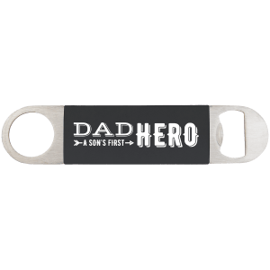 1 1/2" x 7" Bottle Opener with Silicone Grip