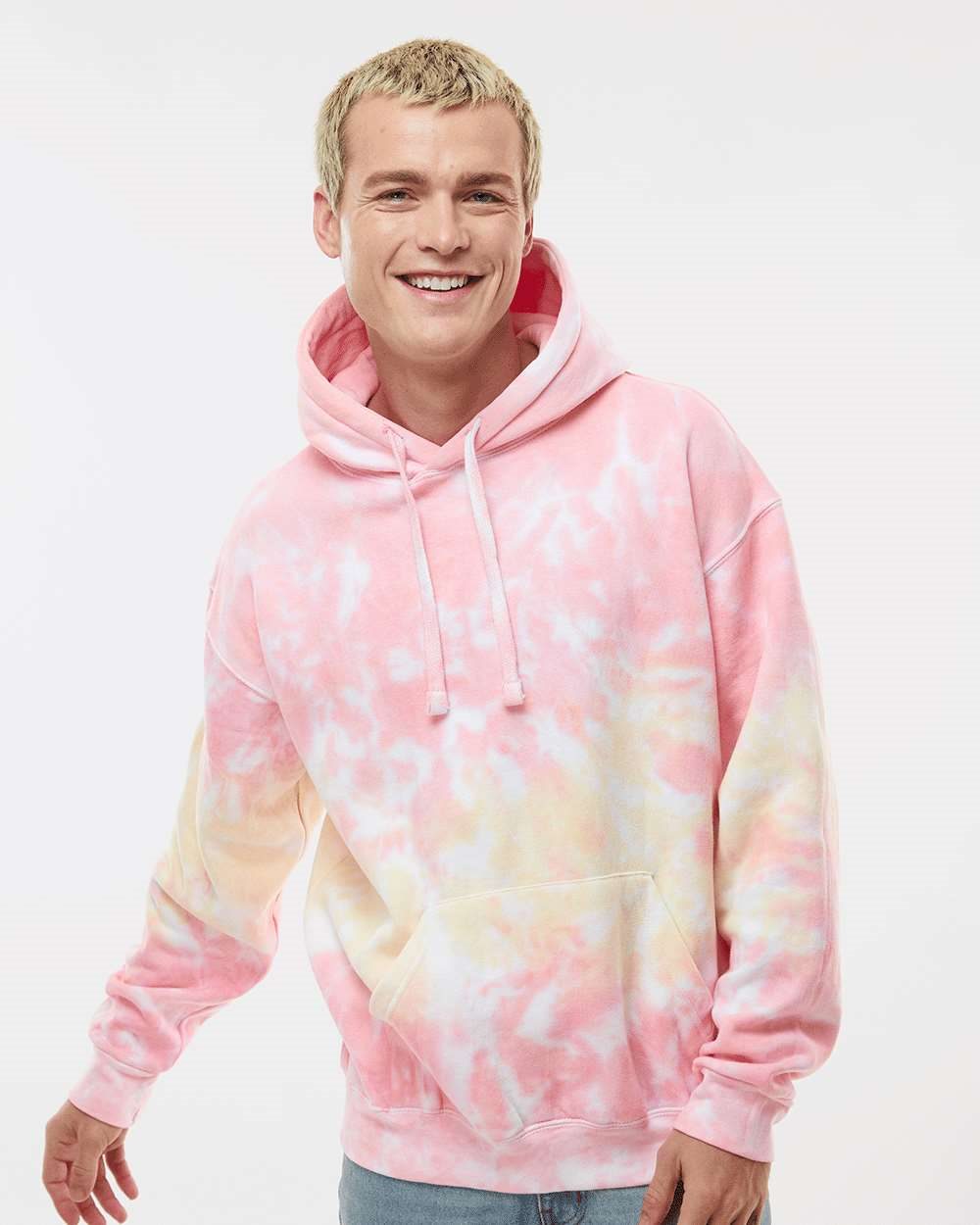 Unisex Tie-Dyed Hooded Sweatshirt