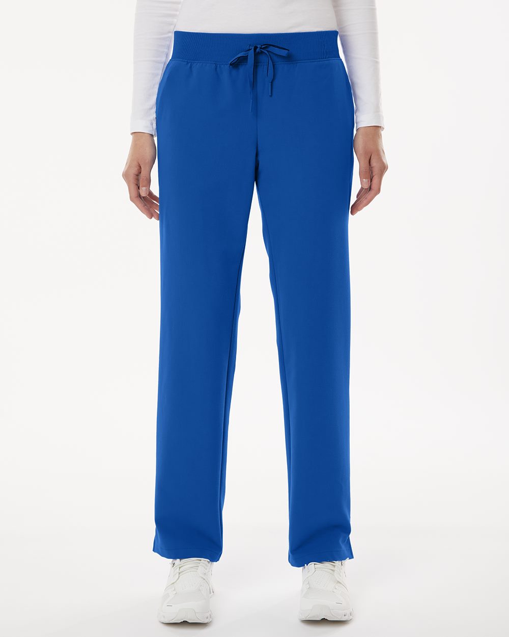 Women's Petite Sizes Xenos Essential Knit-Waist Scrub Pants