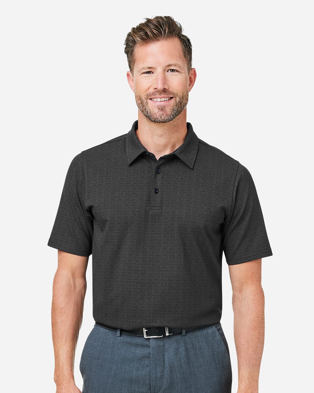 Men's Crownlux Performance® Geo Polo