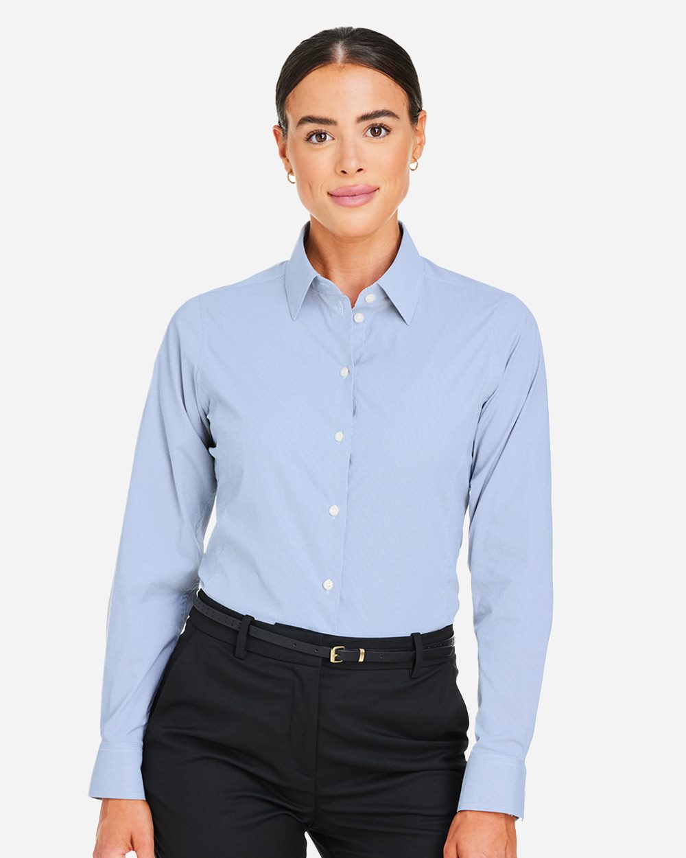 Women's CrownLux Performance® Microstripe Dress Shirt