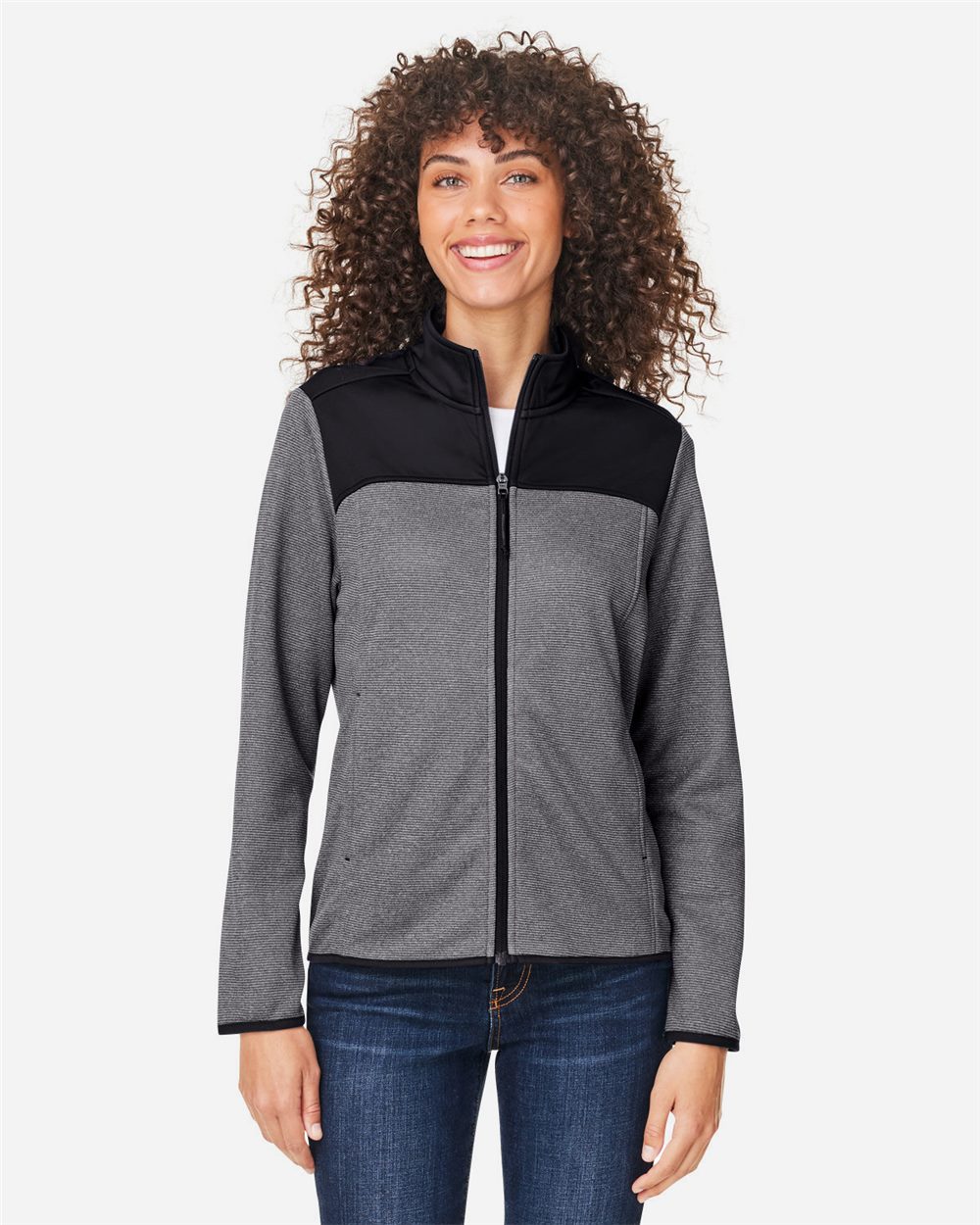 Women's Venture Heathered Stripe Hybrid Jacket