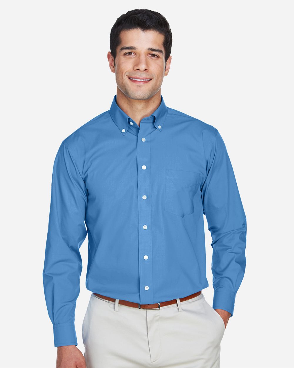 Men's Tall Crown Collection® Broadcloth Woven Dress Shirt