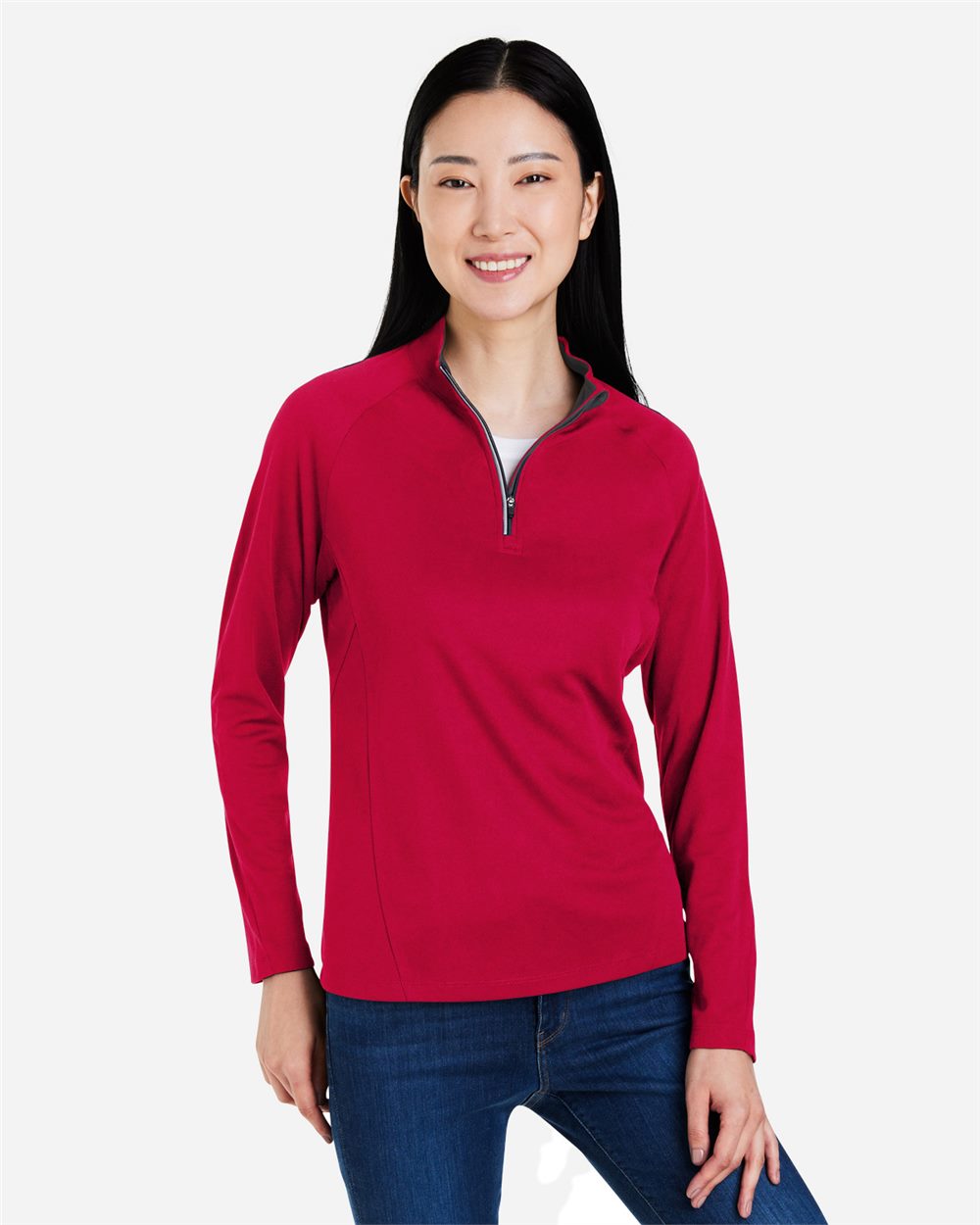 Women's Origin Performance Pique Quarter-Zip Pullover