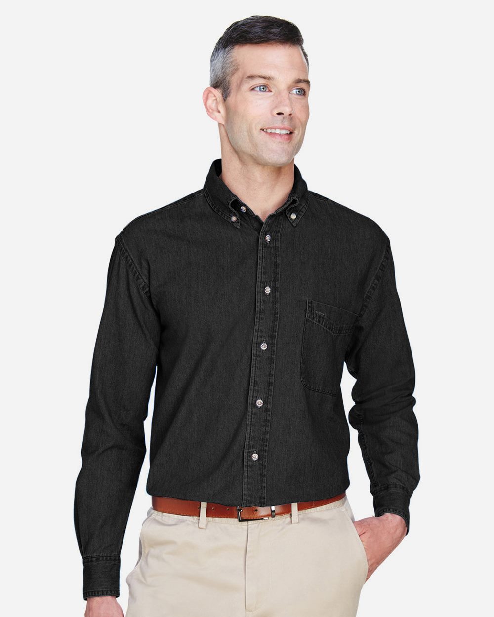 Men's Tall Denim Shirt