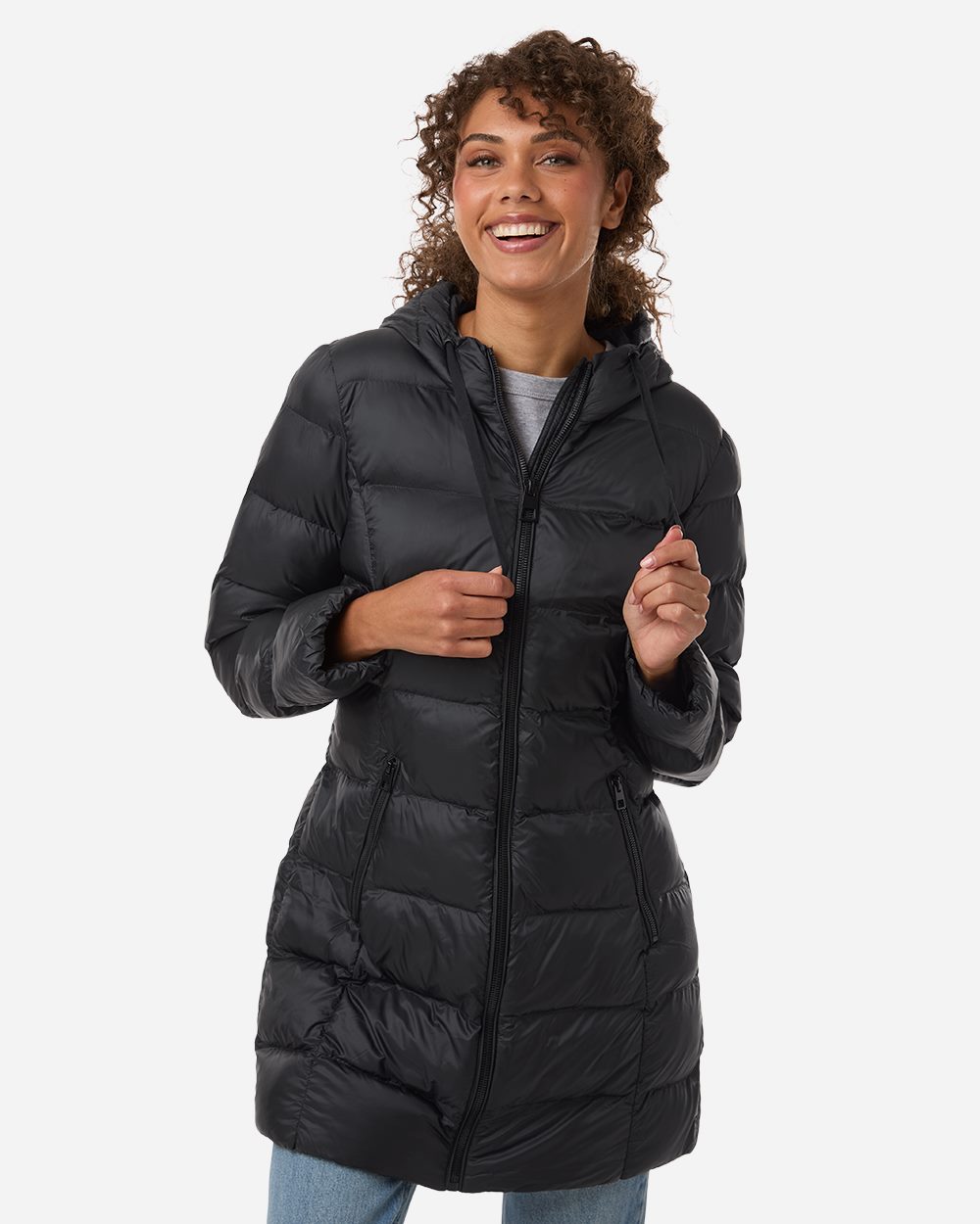 Women's Poly-filled 3/4 Length Coat