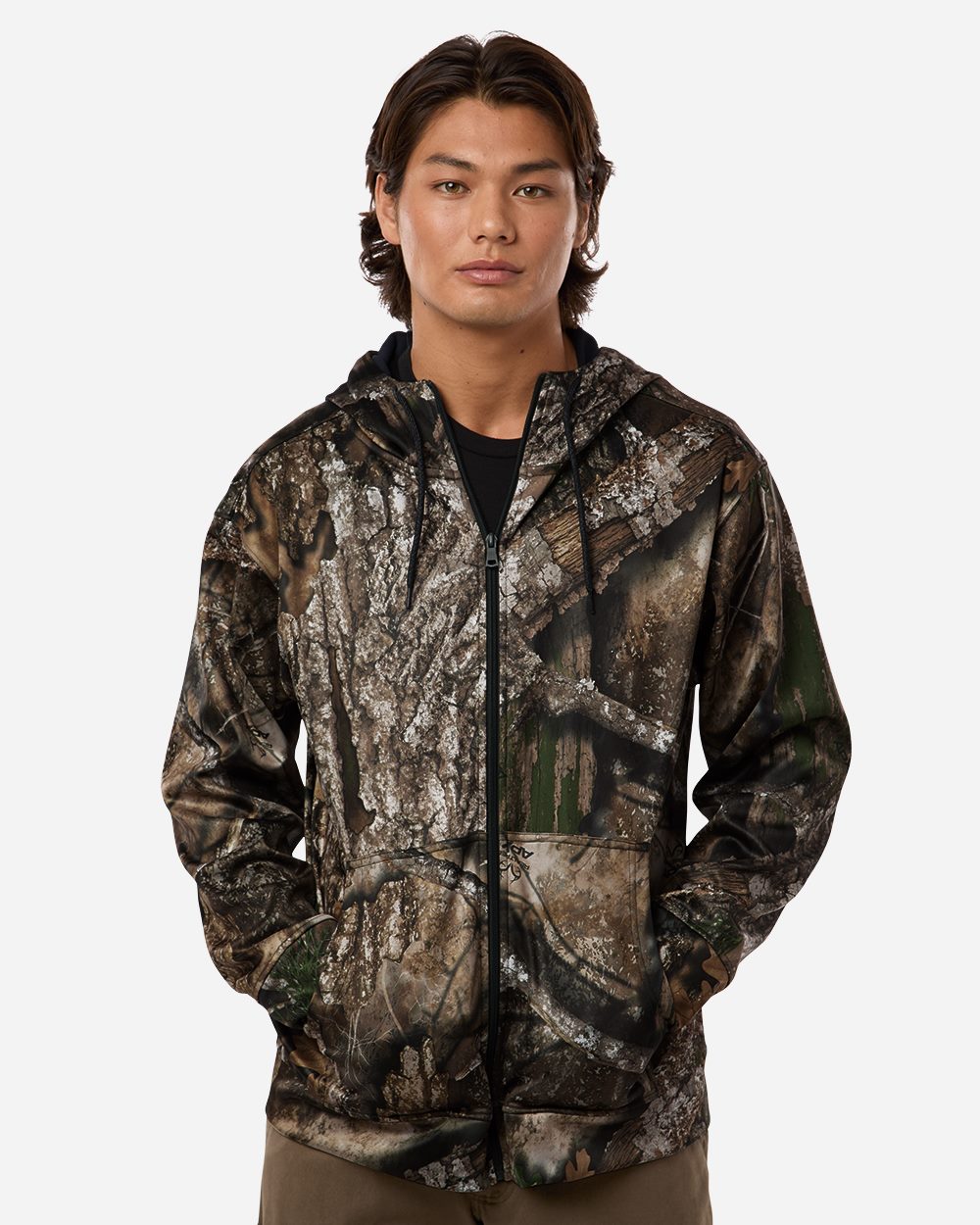 Unisex Realtree® Performance Full-Zip Hooded Sweatshirt