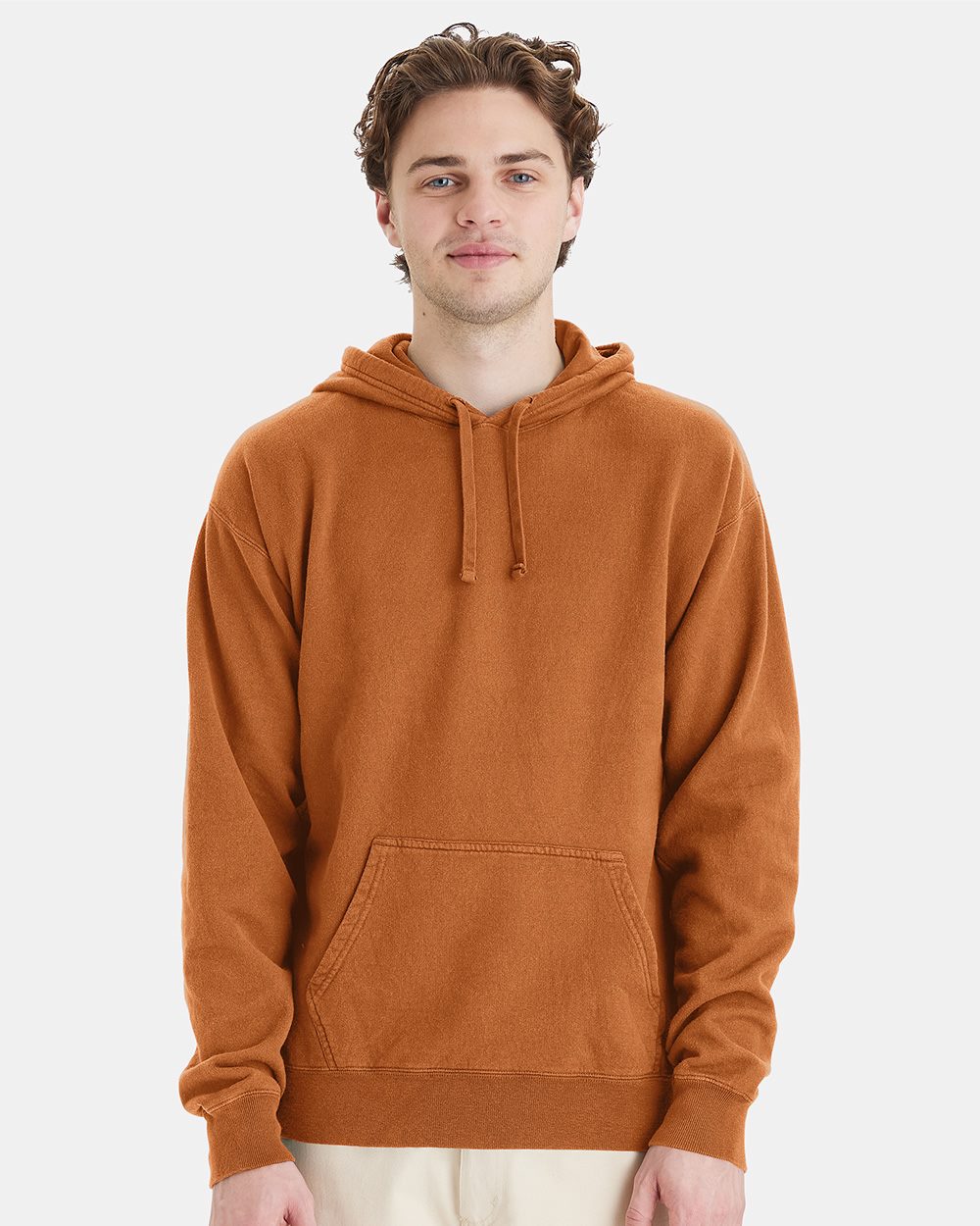 Unisex Garment-Dyed Hooded Sweatshirt