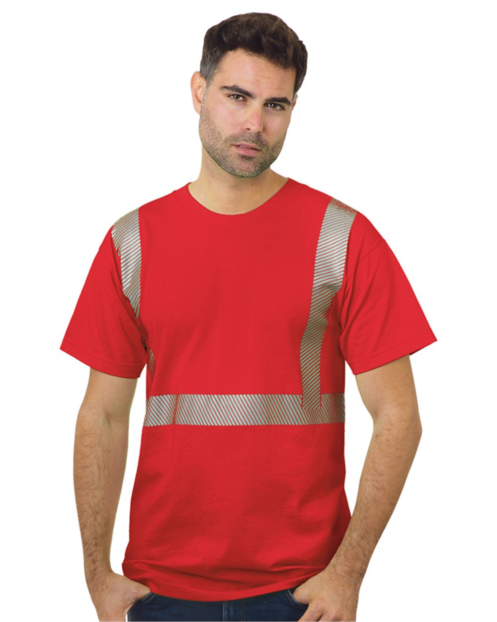 Unisex USA-Made Hi-Visibility Comfort Trim T-Shirt