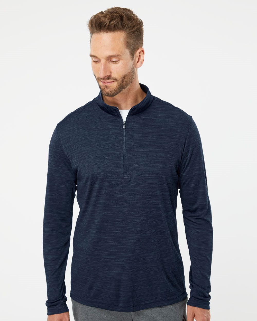 Men's Lightweight Mélange Quarter-Zip Pullover