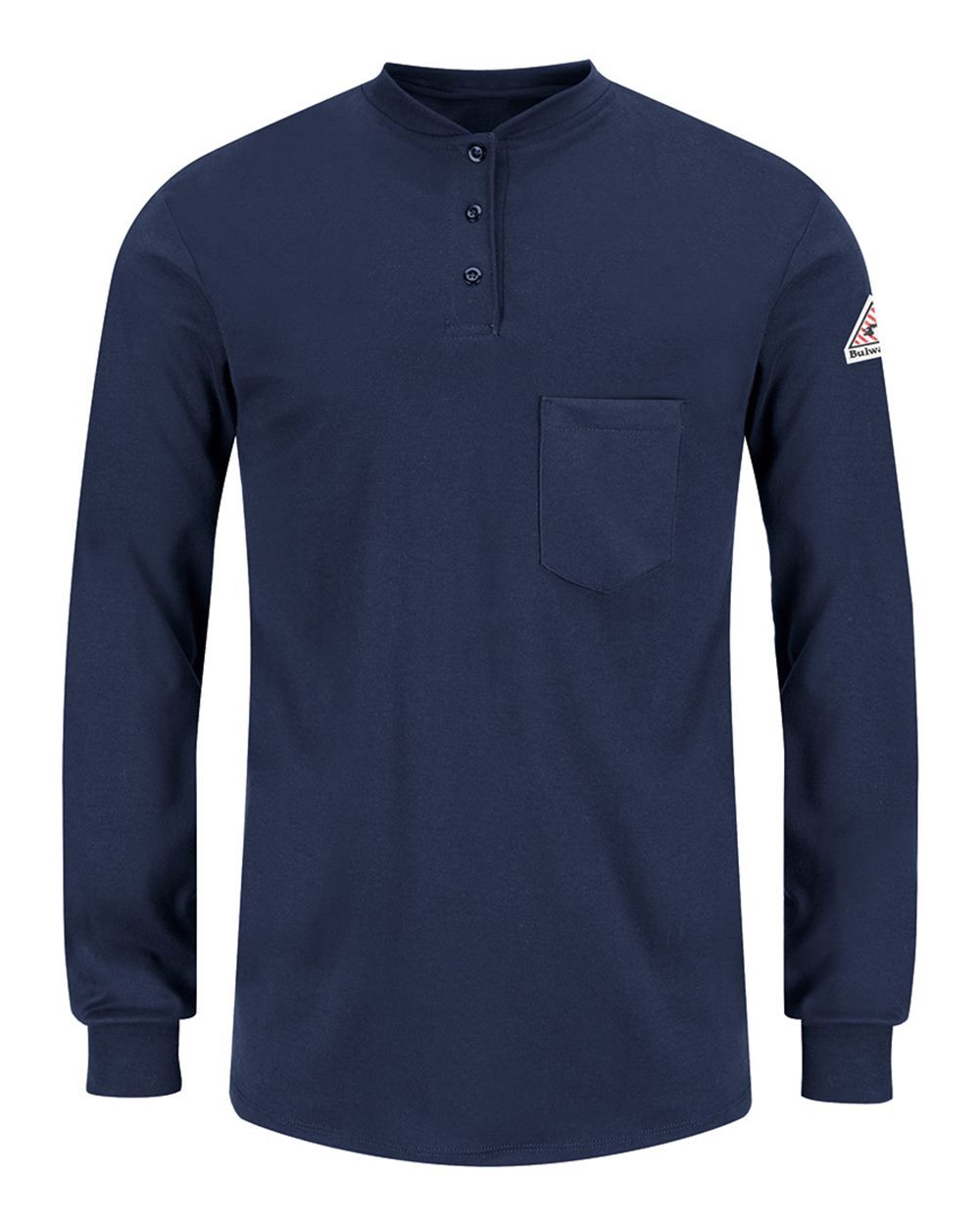 Women's Long Sleeve Tagless Henley Shirt