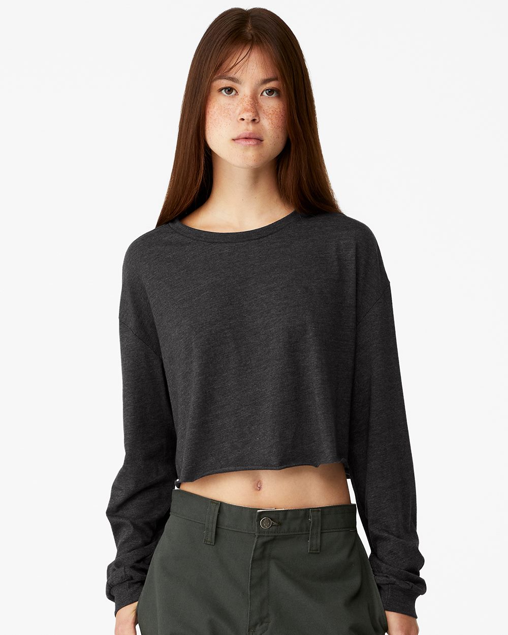 Women's FWD Fashion Crop Long Sleeve Tee