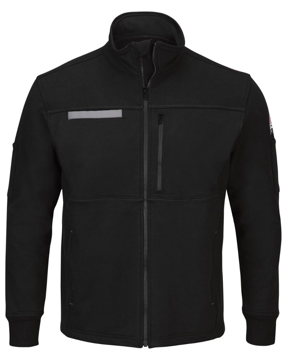 Men's Tall Zip Front Fleece Jacket-Cotton /Spandex Blend