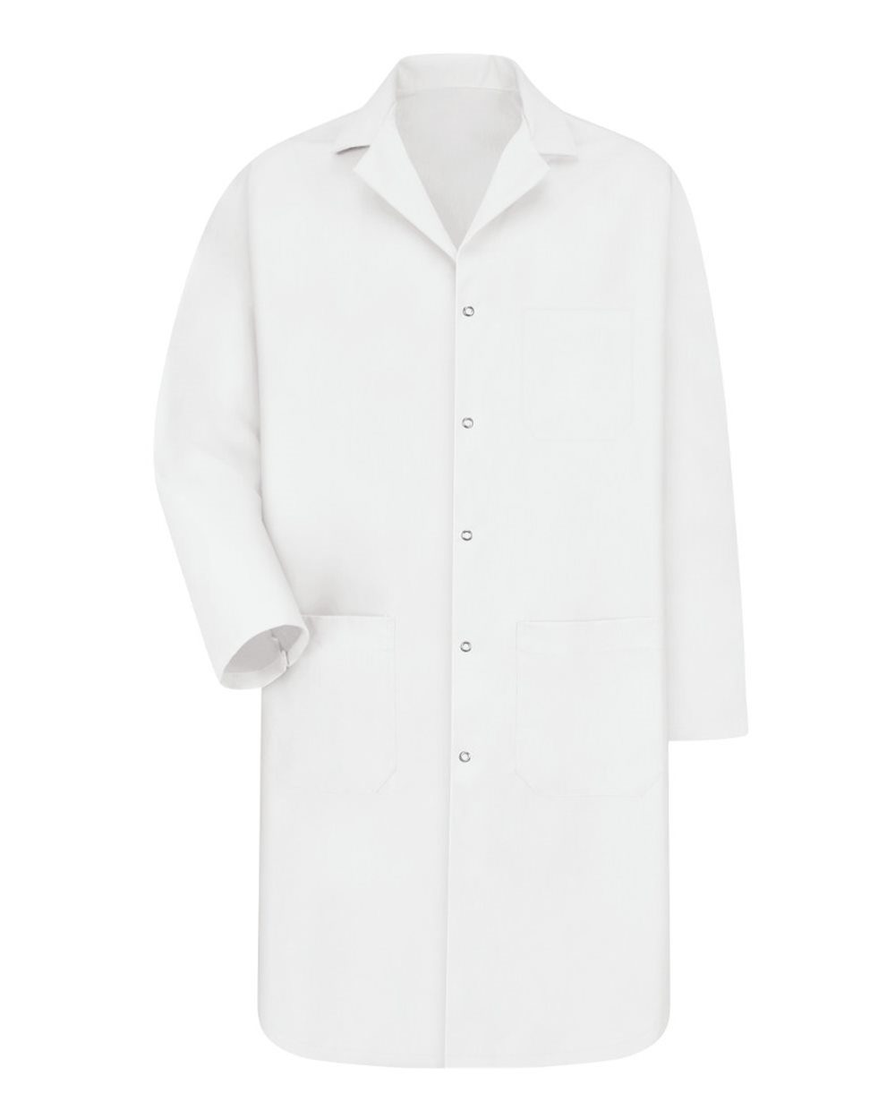 Unisex Tall Gripper Front Lab Coat